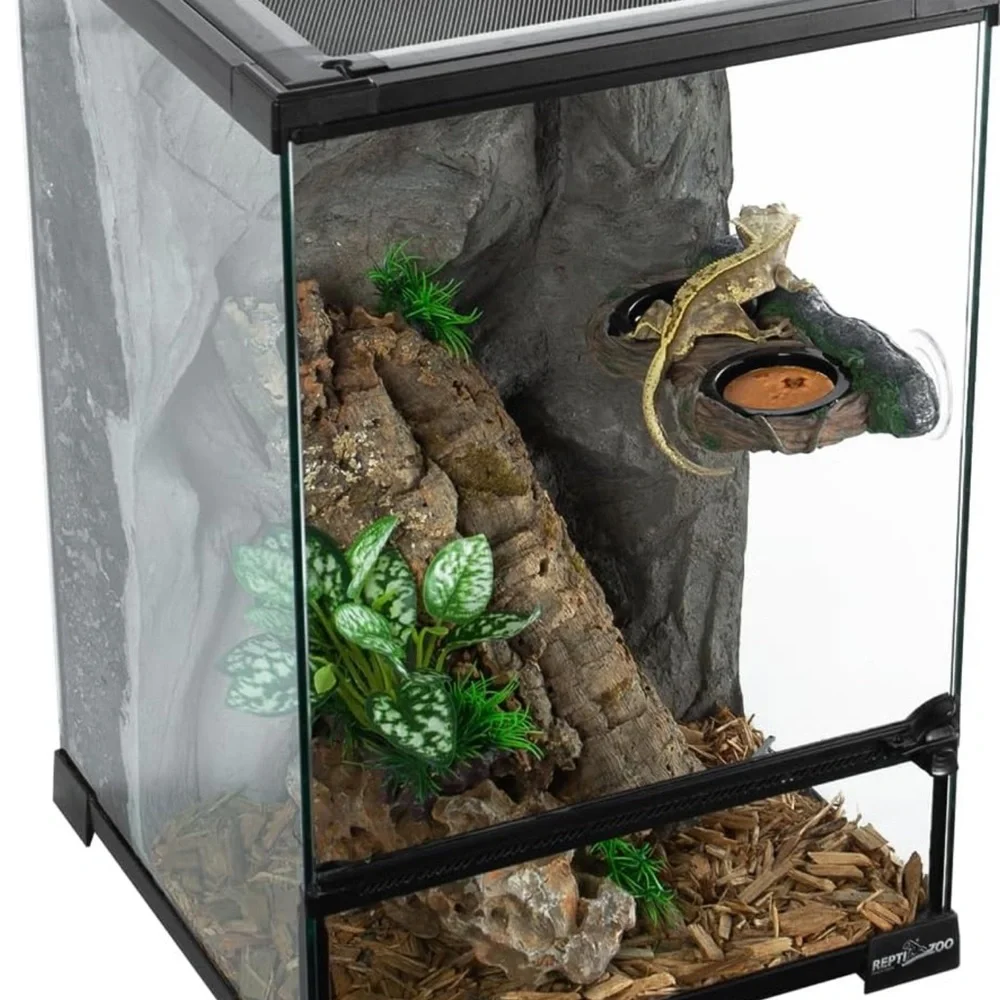 Dual Repti Zoo geico feeder with glass suction attachment